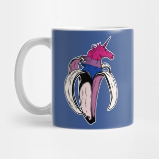 Bisexual Unicorn Banana LGBT Pride Flag Mug